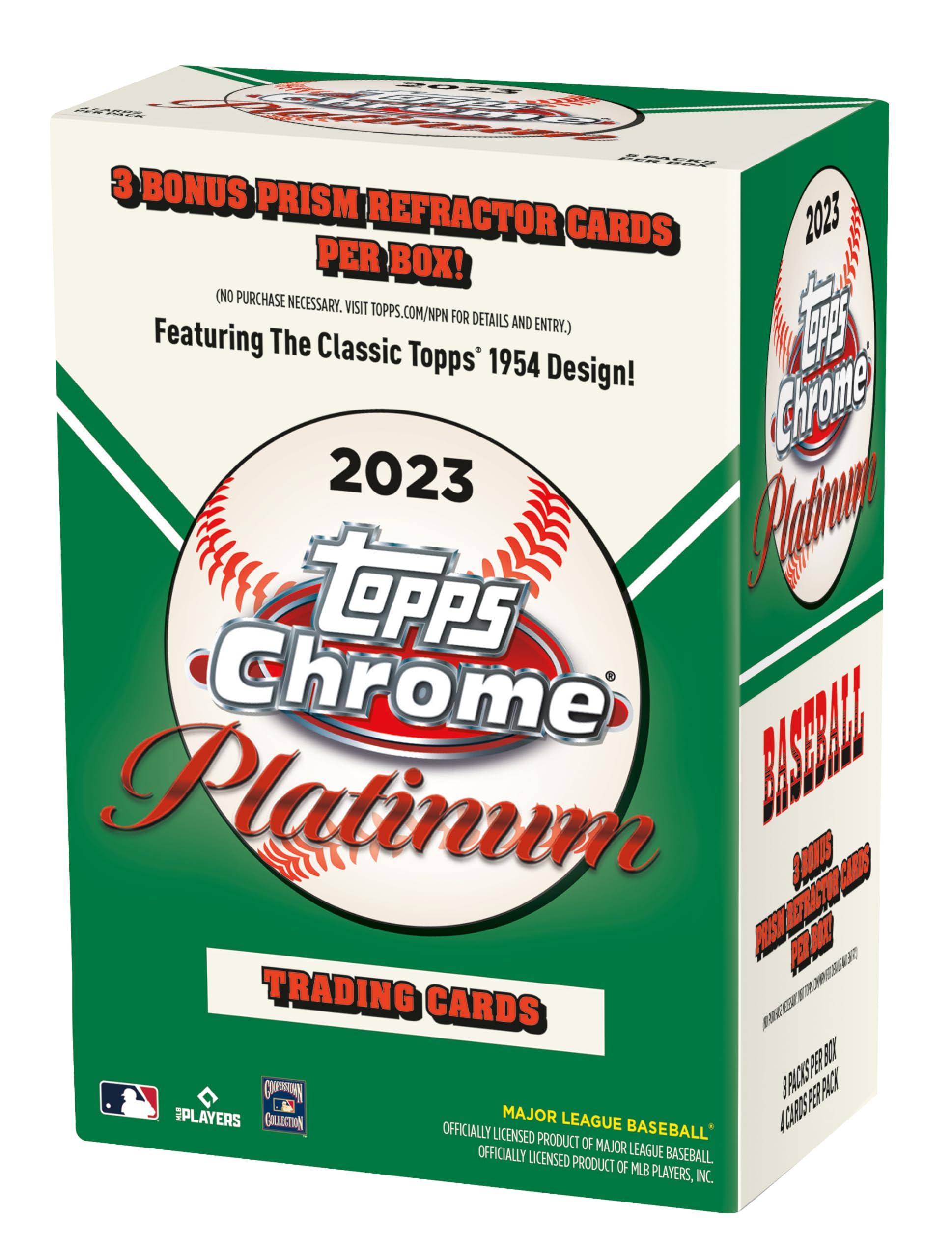 Amazon.com: 2023 Topps Chrome Platinum 1954 Baseball Retail Value